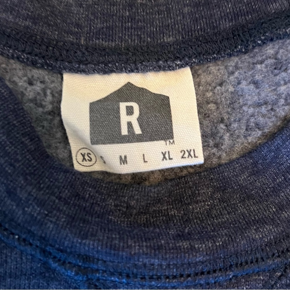 Navy Sweatshirt with Red‎ Script - Picture 4 of 6